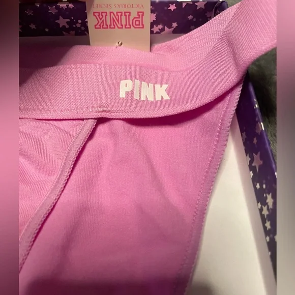 PINK Victoria's Secret Multicolor Lace and Star Panties Set - Picture 9 of 12
